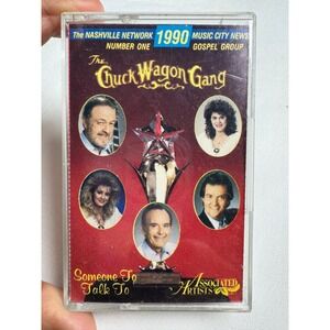 Chuck Wagon Gang Someone To Talk To Cassette Tape 1990 Gospel Music AA 1003-C